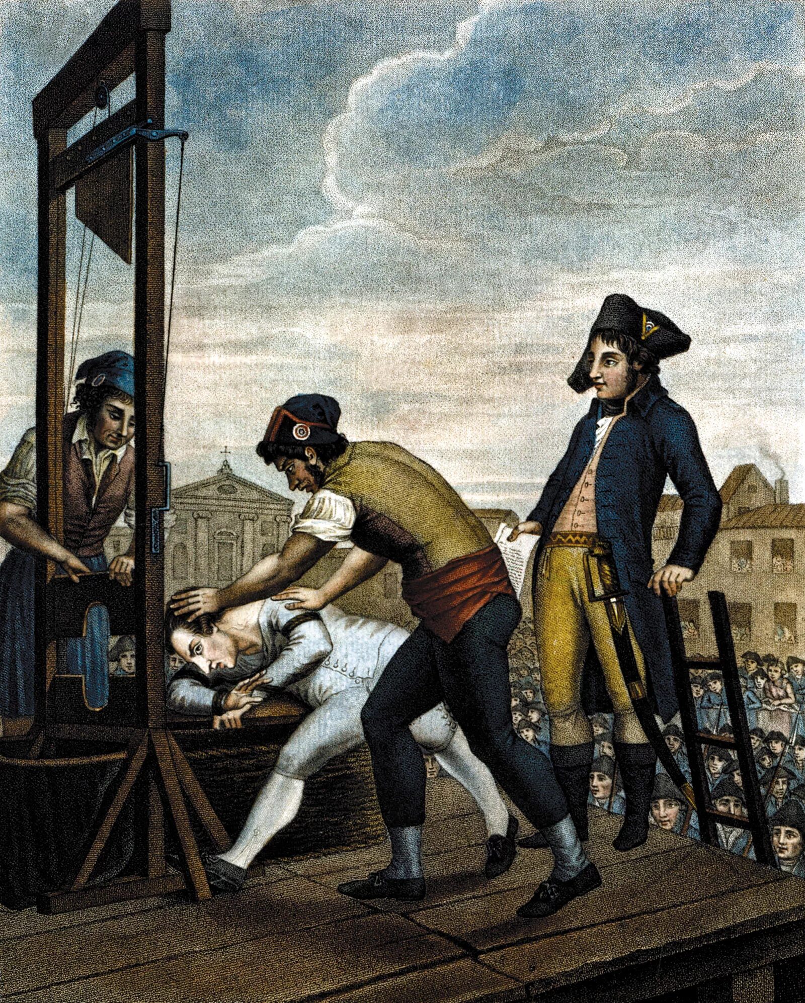 Отрубил что значит. Французская революция казнь Робеспьера. Казнь Максимилиана Робеспьера.