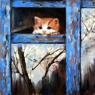 Пейзаж кошки