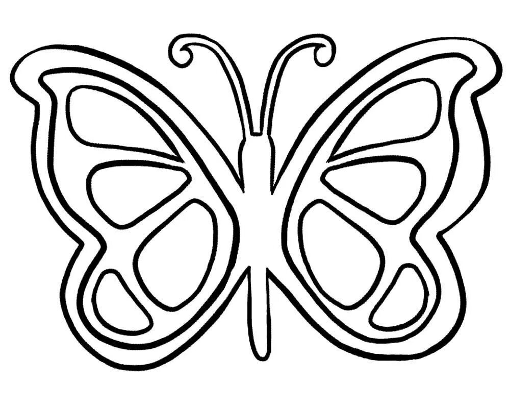 Трафареты для раскрашивания. Раскраска "бабочки". Шаблон бабочки. Бабочка рисунок для детей. Бабочка шаблон для вырезания.