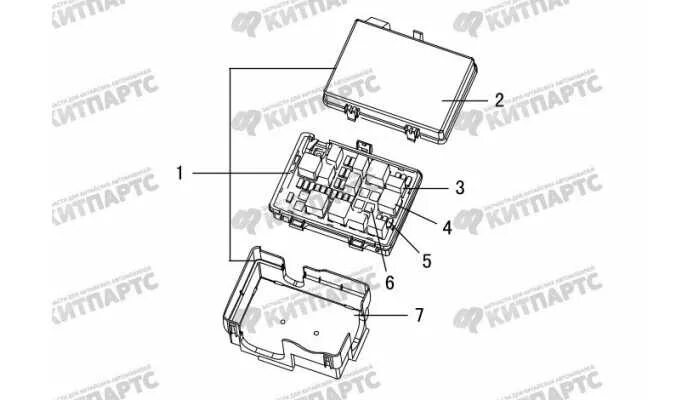 Предохранитель заднего хода ховер н3 Great Wall Hover H6 Parts 3722110xkz16a Fuse Block Assy No.1 Automobiles Buy F