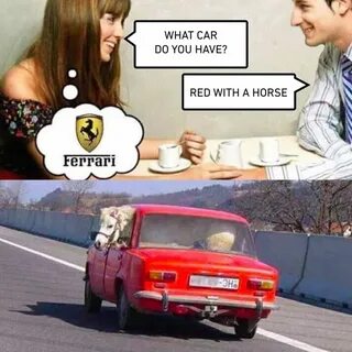 Your car is than mine