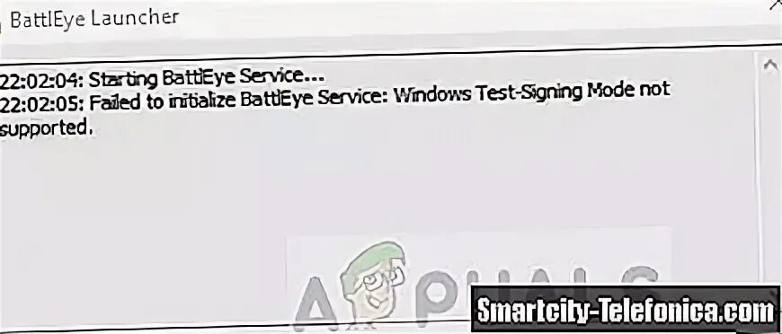 Battleye service not running