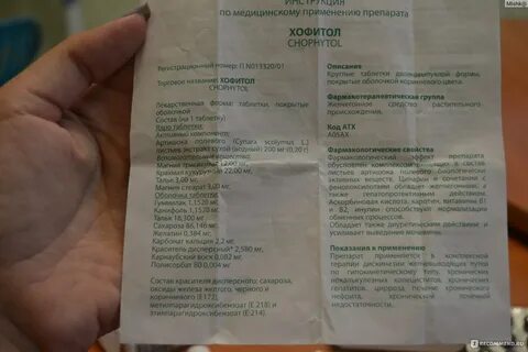 Как долго можно принимать хофитол