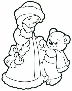 Рисунок девочка снегурочка