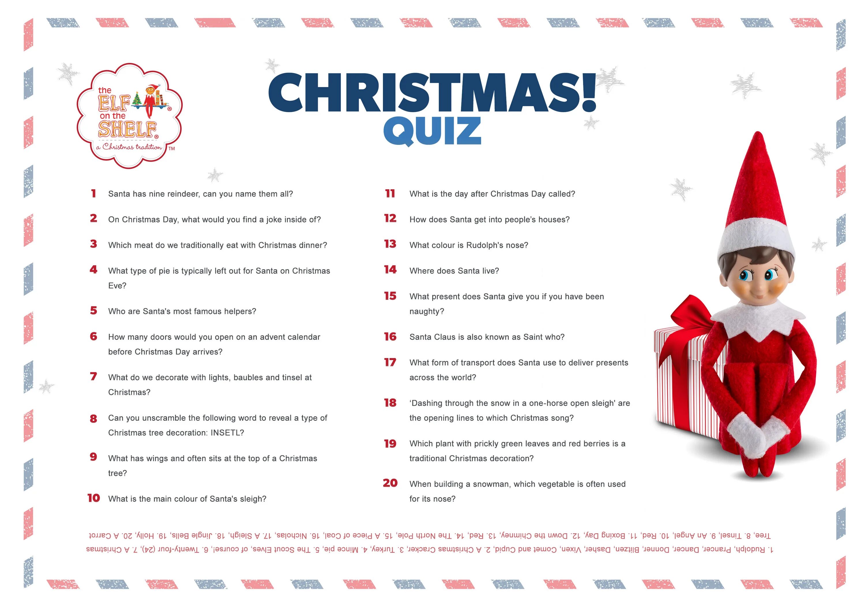 New year questions and answers