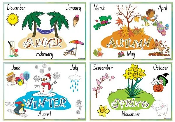 Months of the year for kids. Seasons для детей на английском. Времена года на английском языке для детей. Времена года для детей YF fyu. Месяца на английском.