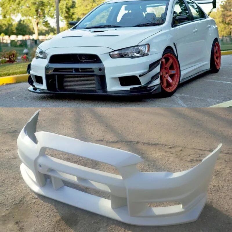 Lancer бампер. Эво бампер на лансер 10. бампер varis lancer 10. lancer 10 обвес varis. lancer evo 10 varis бампер.