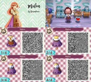 Animal Crossing: New Horizons Zelda Outfits and QR Codes.