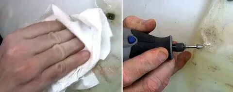 Через небольшое отверстие