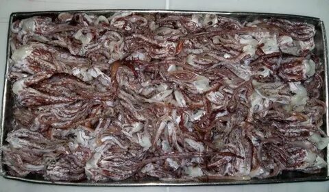 Кальмар в сушилке для овощей рецепт