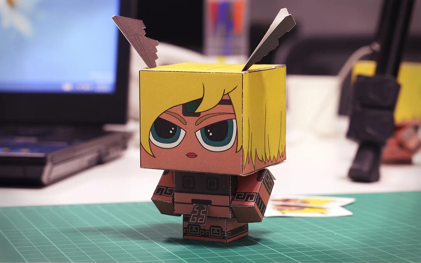 Куберкрафт. Papercraft Cube NOOB.