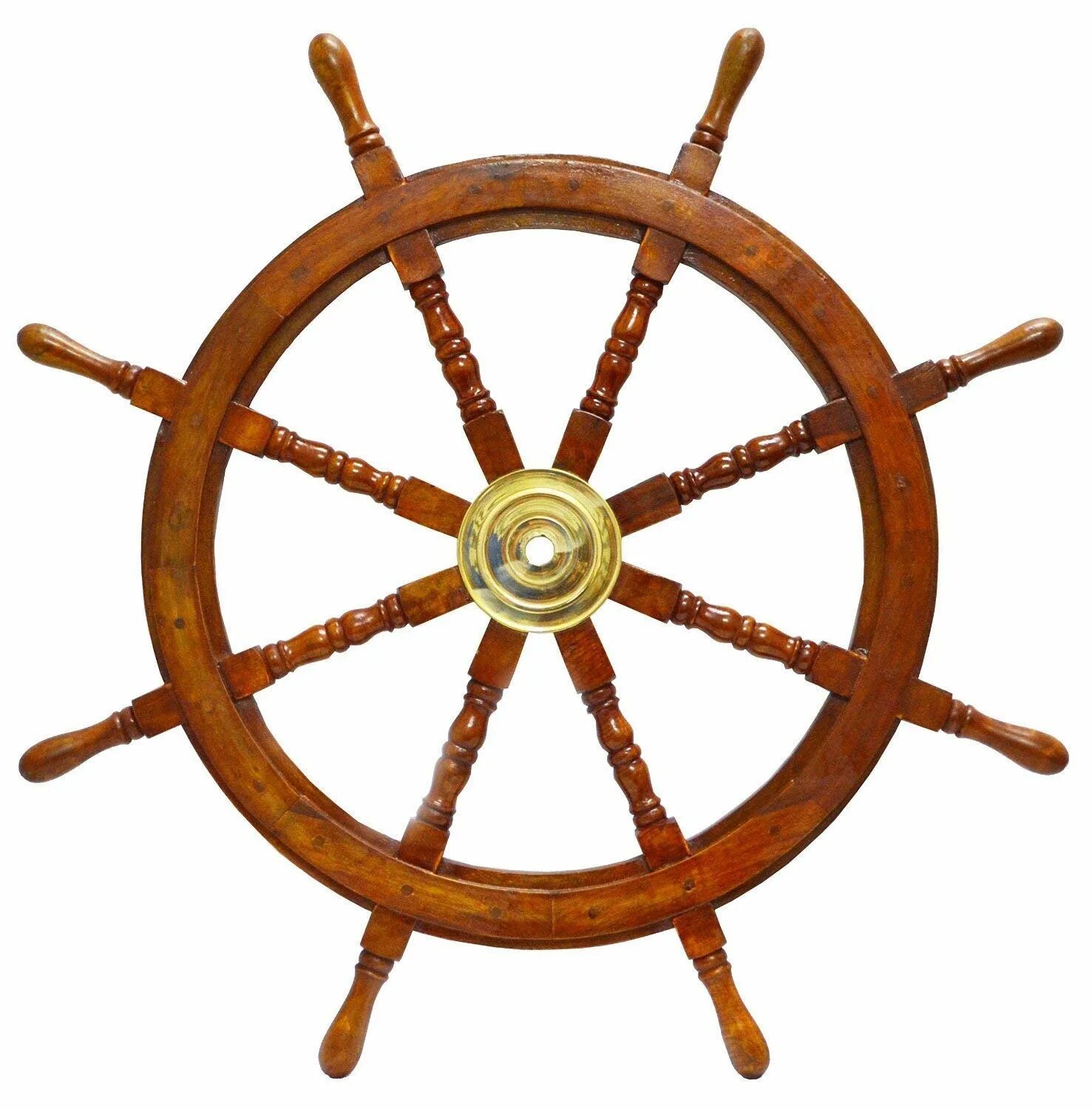 Ships wheel. Штурвал судовой 38 дюймов (92*92*5см) из красного дерева. Штурвал d280mm Lipari белый. Штурвал корабля. Корабельный штурвал.