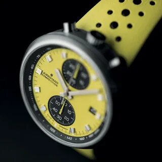 Лимонно-желтая коллекция спортивных хронографов Junghans 