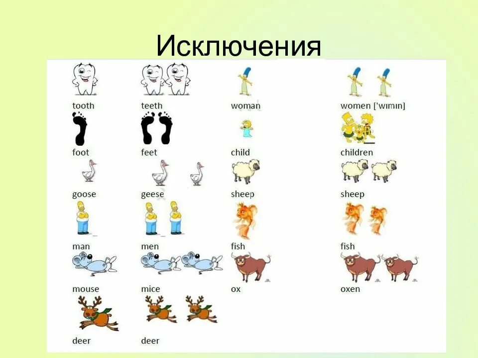 Horse множественное. Множественное число в английском языке исключения картинки. Мн число сущ исключения в английском языке. Множественное число существительных в английском языке исключения. Bcrk.xtybz DJ VYJ;tcndtyjv xbckt d fyukbcrjv.