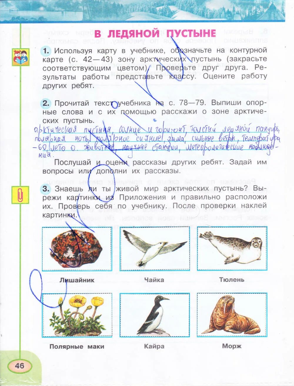 Окружающий мир страница 46 упражнение 5