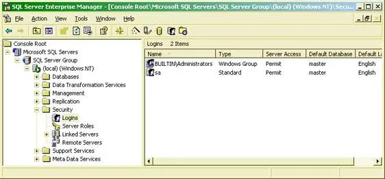 Sql enterprise manager. Enterprise manager.