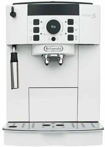 Magnifica s 21.117. Кофемашина Delonghi ECAM 21.117 W белый. Кофемашина автоматическая Delonghi ECAM21.117.W White. Кофемашины Делонги 21.117 белые. ДНС кофемашины Делонги 21.117. И 22.110 белые.