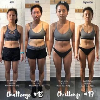 Below are my before and after shots of challenge #18 (April-June) and #19 (...