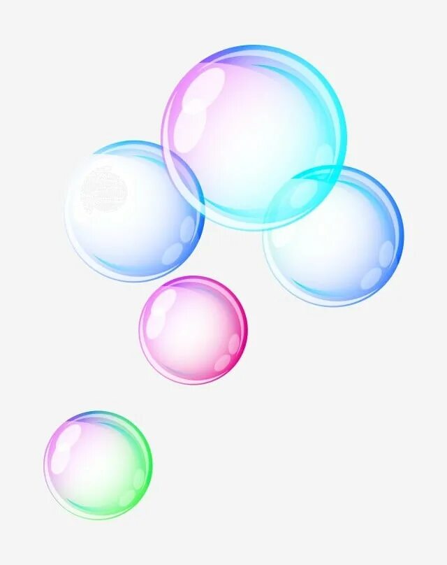 Цветные мыльные пузыри. Прозрачные пузыри. Цветные пузыри. Цветные мыльные пузыри на белом фоне.