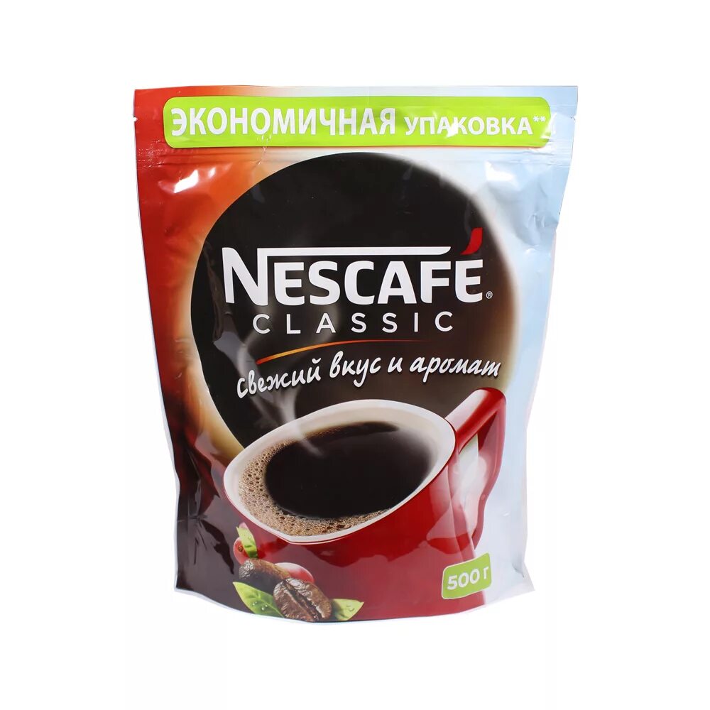 Кофе Nescafe Classic, м/у , 500гр.. Кофе Нескафе Классик 500г м/у. Кофе Нескафе Классик с доб мол. Пак. 500 Г*6. Кофе нескафе классик 500