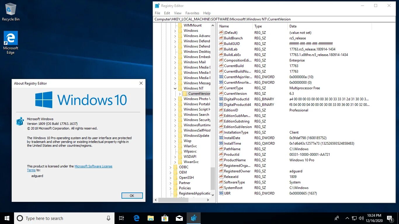 Оригинальные образы от microsoft msdn. Windows 10.0.17763.1637 version 1809. windows version 1809. windows 10 1809 december 2025. windows 10 consumer editions rs5 1809 msdn.