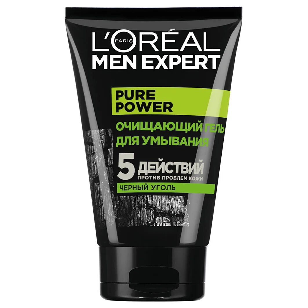 Loreal men Expert 100мл Pure Power черный уголь. Гель для умывания лореаль мужской. Лореаль мен