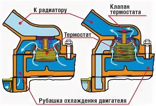 За что отвечает термостат
