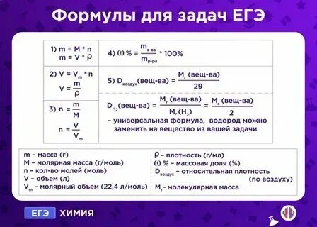 Расчеты по формулам химия 8 класс