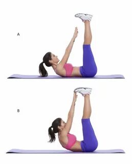 Vertical Leg Crunch Плоский Живот Тренировки, Тренировки Для Нижнего Пресса...