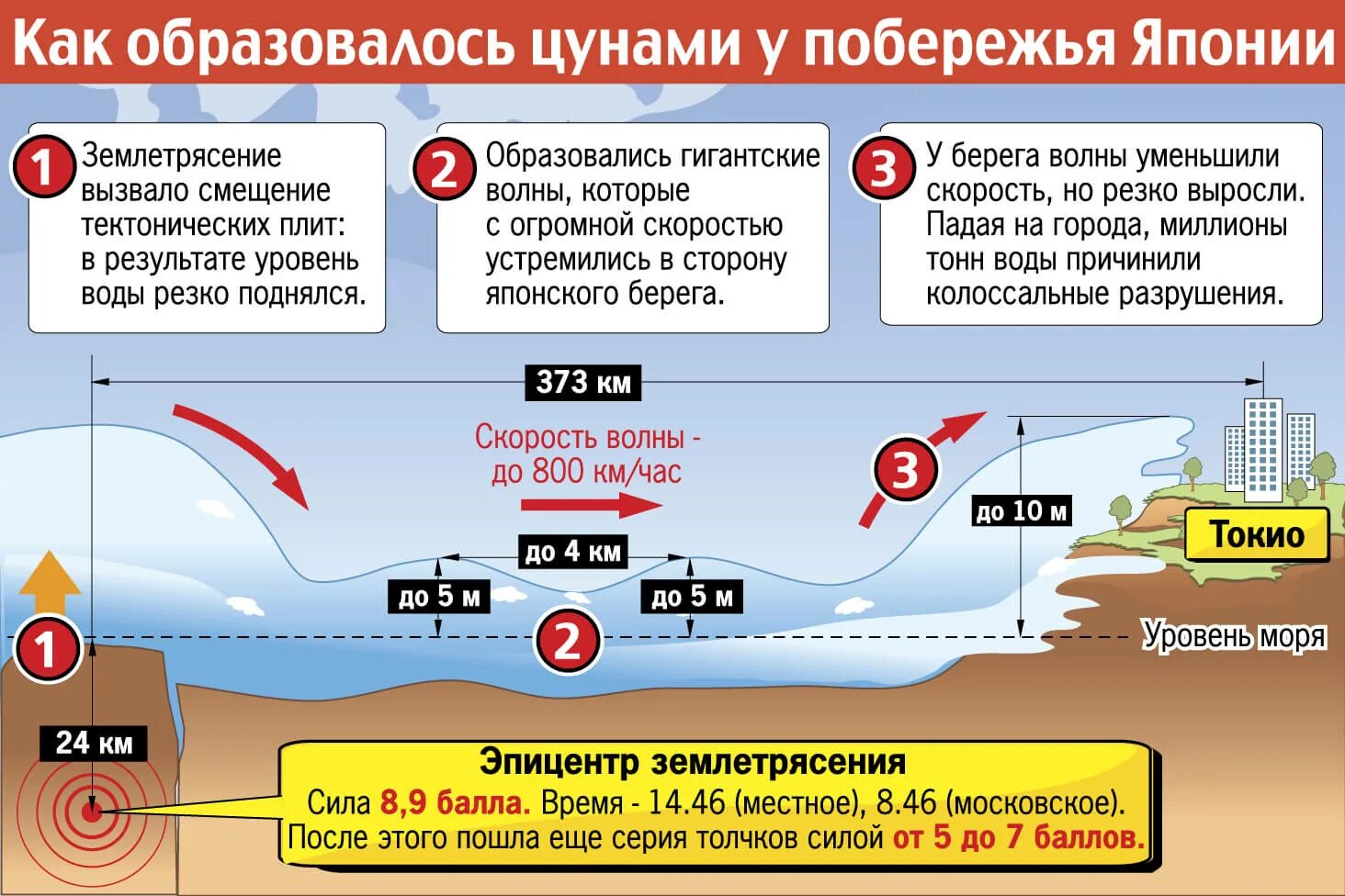 Вторая волна кто попадет. Как образуется ЦУНАМИ. Схема образования ЦУНАМИ. Схема возникновения землетрясения. Механизм образования ЦУНАМИ.