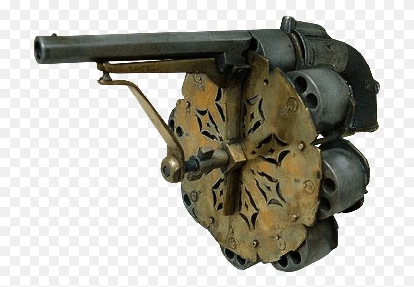 Бесполезное оружие. Револьверы Джозефа Энуи.. 48-Зарядный револьвер 1855 года.