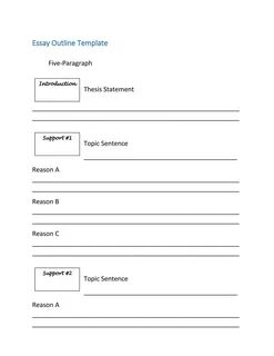 Essay Outline Templates.