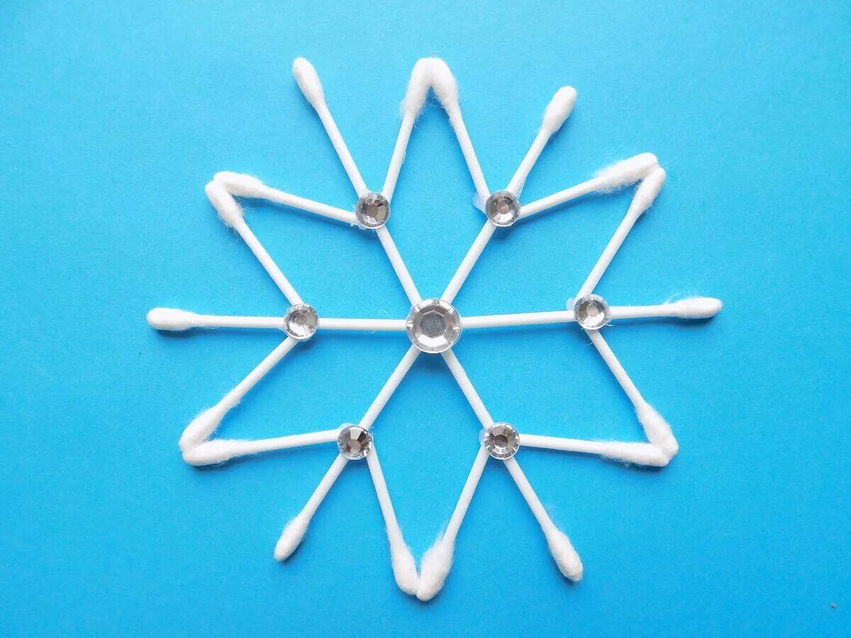 снежинки на палочке. снежинка из ватных палочек. снежинки из ушных палочек. снежинки из ушных палочек. нединеа тз ватных палочек.