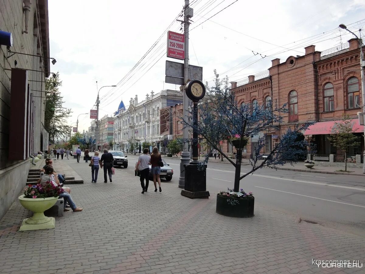 Проспекта купить в красноярске. Центр Красноярска улицы.