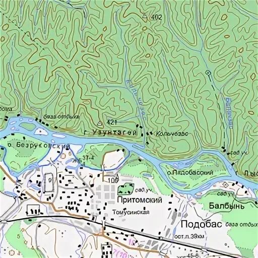 Карта мыски