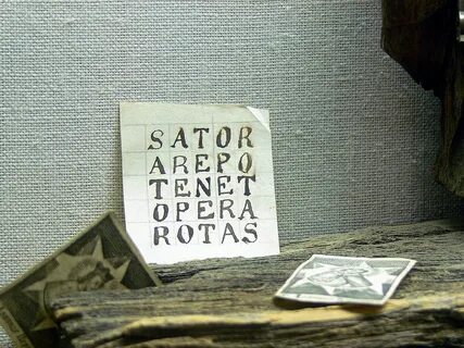 Sator arepo tenet opera перевод