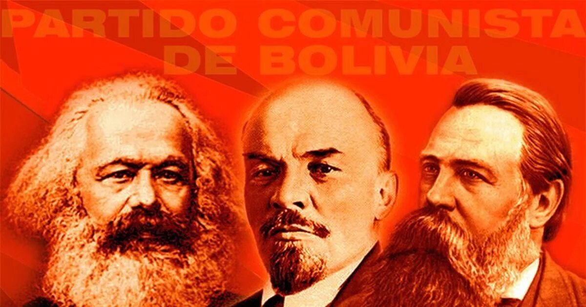 Портрет Ленина, Маркса, Энгельса, в рамке, печать на холсте 21х30 см. - купить в