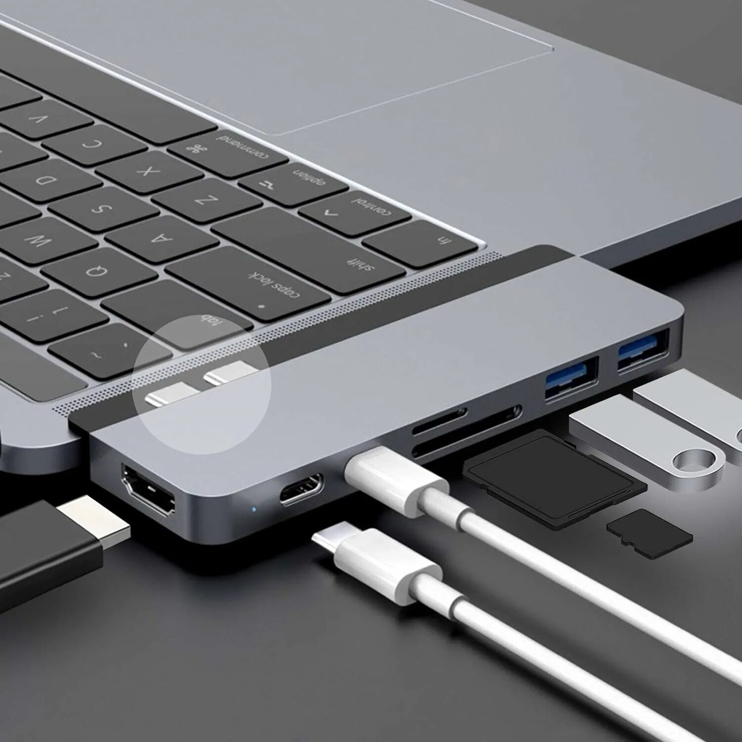 Usb c адаптер для macbook. Хаб type c для macbook pro. хаб для макбука air. адаптер satechi для макбука. usb hub для macbook.