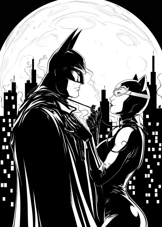 Бэтмен и женщина-кошка. Batman Catwoman картины. Бэтмен и кошка. Бэтмен и девушка кошка. Черная кошка бэтмен