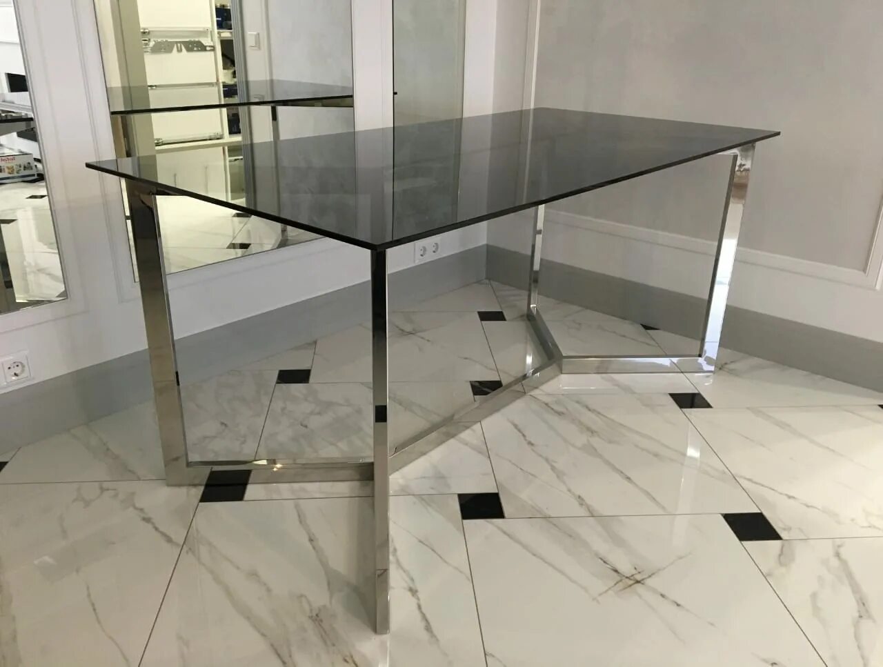 Консоль (арт. Столик из металла и стекла. Журнальный стол fratelli longhi. Шкаф из металла и стекла. Консоль из металла и стекла.