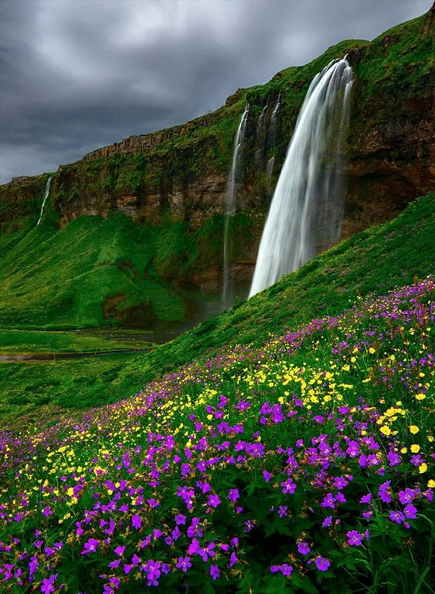 Пр е красный. Азорские острова водопады. Водопады Исландии. Красивая природа. Красота природы.
