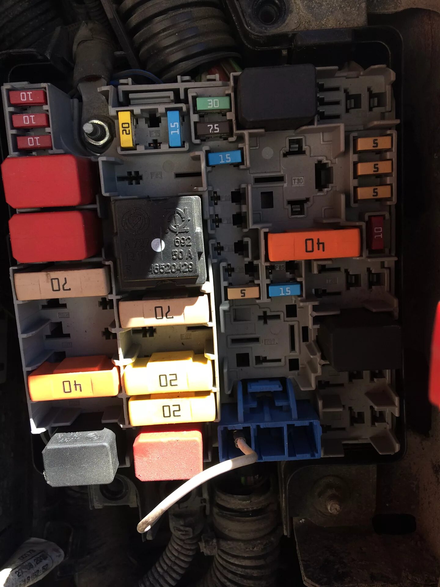 Fuse box Fiat Grande Punto 2005-2016
