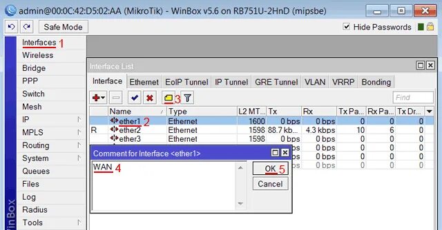 Mikrotik настройка интерфейсов. Микротик интерфейс. микротик стандартный пароль. микротик первый порт. mikrotik 750gl.