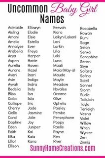 Unique names