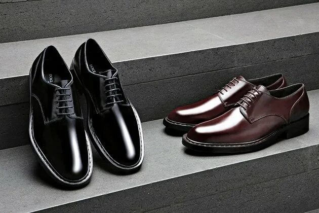 Leather Shoes Men's Youth Business Formal Pointed Toe Bright Leather Shoes Fashi