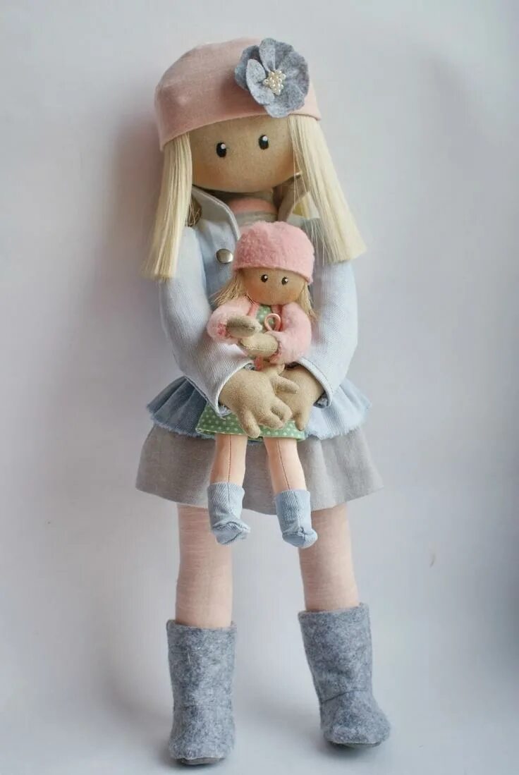 Сшить красивую куклу. Куклы Татьяны Ханифи. Интерьерная кукла. Мягкая кукла. Мягкие интерьерные куклы.