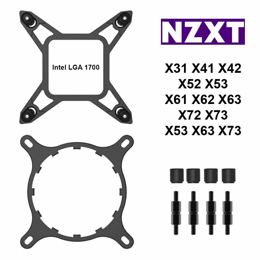 Lga 1700 цена. Backplate LGA 1700. LGA 1700 Bracket. LGA 1700 Mounting. Крепление NZXT Kraken LGA 1700.