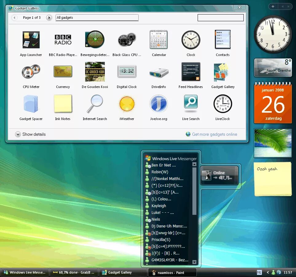 Программное обеспечение vista. Windows vista виджеты. боковая панель windows. гаджеты для windows vista. виджеты windows xp.