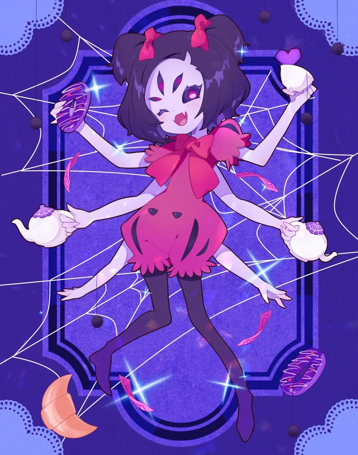 Как пройти маффет в андертейл. Андертейл паучиха маффет. маффет undertale. паук маффет. маффет 18.