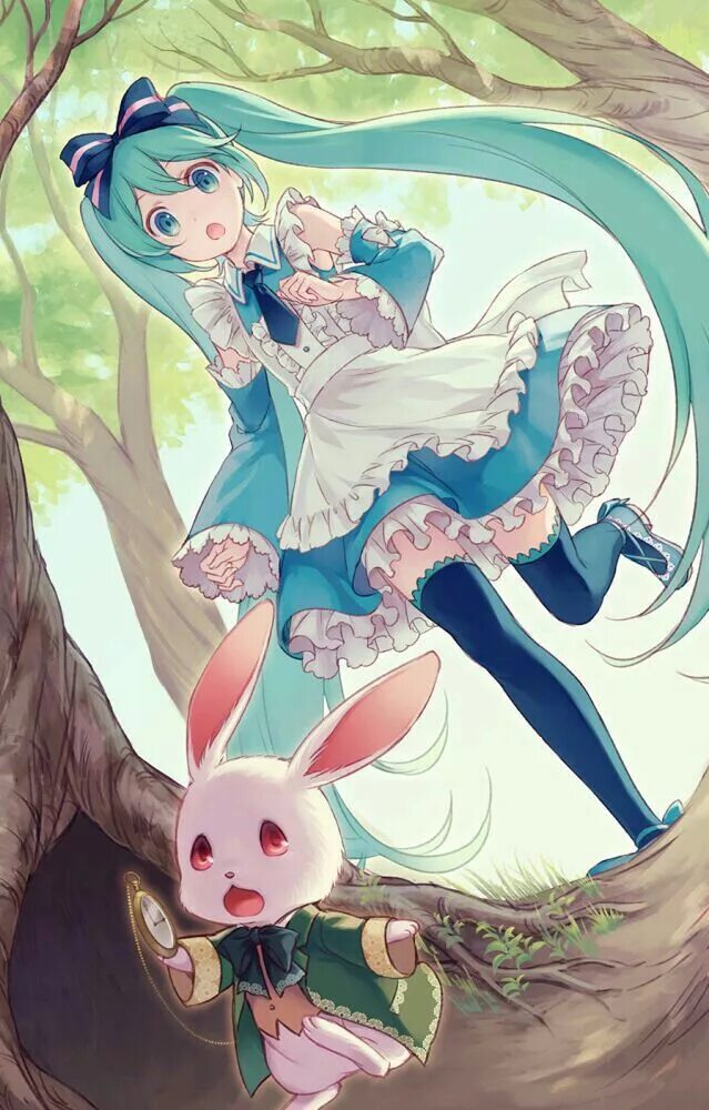 Мику хатсуне алиса. Мику из фнф. Рэббит холл deco 27. Rabbit hole miku animation by channel. Hatsuna miku porrabbit hole deco 27 34 арт.